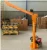 12V/24V portable small electric hoist hydraulic winch truck crane for sale 500kg 12V 8M thicker frame remote control