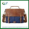 14 inch leather canvas laptop college messenger bags