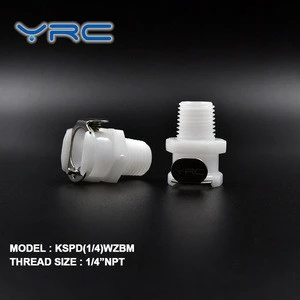 1/4&quot; Quick Disconnect NPT Pipe Adapter Valved Fittings