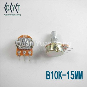 15mm WH148 B10 B10k 10K Rotary Potentiometer with Switch