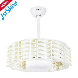 1stshine amazon top seller new Interior design mini small LED light no blade ceiling fan