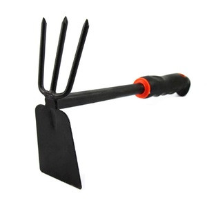 2 in 1 Garden Fork Prong and Hoe