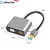 Import 2-in-1 USB 3.0 to HDMI  VGA Adapter 4K HD 1080P Multi-Display Converter Audio Video Cable For Macbook Computer from China