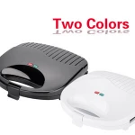 2 slice non- stick coating portable sandwich waffle makers