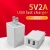 Import 2 USB Wall Travel Charger Adapter Fast Mobile Phone Charger from China