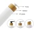 Import 200ml 250ml 300ml 300ml 500ml white plastic shampoo pump bottle with bamboo from China