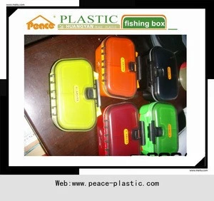 2014 Solid plastic two layers fishing tackle box for sale
