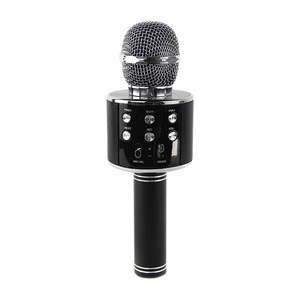 2018 Best quality handheld usb charger phone vocal microphone record bluetooth microphone wireless microphone