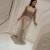Import 2018 Dubai Women Champagne Evening Dresses Long Sleeve Prom Gowns Ladies Party Dresses from China