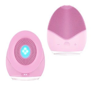 2018 Hot Newest Inventions Multi-Functional Beauty Silicone Face Brush Electric Massager Cleansing Equipment