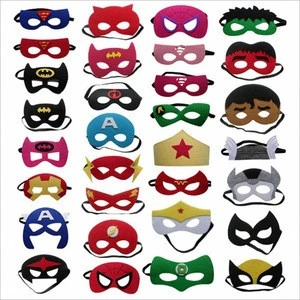 2018 Hot Sale Super Hero Masquerade Christmas Party Mask for Hotel