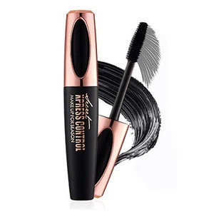 2018 New Makeup Black Waterproof Thick Long 4D Silk Fiber EyeLash Extension Mascara