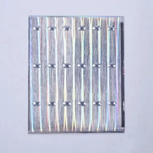 2018 PET holographic fresnel lens wrapping paper/film for packing