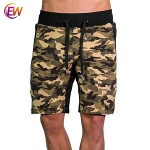 2019 New Arrival Custom Men Camo Sublimated Polyester Gym Shorts