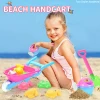 2020 amazon sand toy set colorful beach toys tool set with sand mold