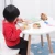 Import 2020 Hot sale Ins Nordic style Wooden Kids Table  and Chair Cartoon bear Shape Kindergarten Children Study Desk Set from China