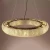 Import 2020 hot seller  big round modern led crystal pendant lamp RP02-D80 from China