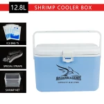 2020 new 12.8 Litre High Quality Fishing Box with Oxygen Hole Insulated Portable Cooler Box Shrimp Box