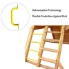 2020 NEW Arrivals Cheap Price Outdoor Wooden Playground Swing Set With Plastic Slide