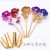 Import 2020 New Coming Wedding Decoration Artificial Flower Valentines Gift Set 24K Golden Rose from China