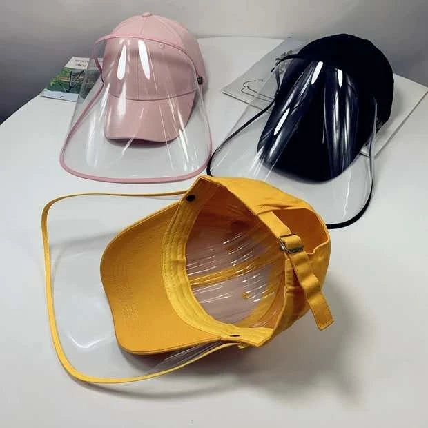 2020 Unisex waterproof Baseball hat with PVC full face cover