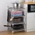 Import 2020 Wholesale stainless steel hotel home kitchen storage rack removable multi tier storage organizer shelves from China