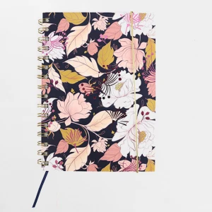 2021 Amazon hot selling  cheap wholesale  custom printed cover spiral notebook