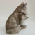 Import 2021 most popular sculpture home decoration resin arts craft small animal figurines decoration resin fox statue from China