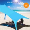 2021 New Style UPF 50+ Light Sunshade Pop Up Beach Tent Portable Premium Outdoor Shade Beach Tent Sun Shelter With Sand Shovel