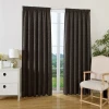 2021 Shipping rates from china 100% polyester window sets black curtain with valance