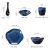 Import 2022 Fashion European style ceramic dinner set from China