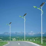 2023 Modern simple style Solar LED street light IP65 rating  20W 30W 40W 50W Led solar Street Lamp for highway county road