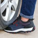 2023 New Fashion Mens Sport Sneakers Casual Safety Steel Toe Work Boots Foot Protection