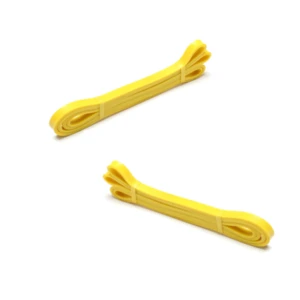 2080mm Eco-friendly natural Latex yellow rubber band for training muscle and body fitness