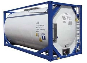 20ft/40ft ISO Tank Container For Industrial Oil LOX/LIN/Lar/LCo2/LNG