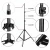 Import 2.1M Adjustable Light Stand black Flexible Universal Tripod for k3 model k3 pro from China