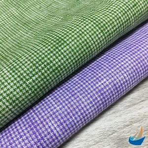 21S*21S Linen yarn dyed Fabric For Garment