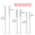 Import 230mm stainless steel straw brush for bamboo straw cleaners/silicone straw cleaning brush/ custom coconut straw from China