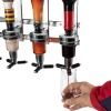 2/3/4/6 Bottle hanging rotary Wall Mounted Spirit Drink Dispenser Bar Shot Measure Liquor Dispenser