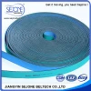 2.5mm thickness blue and green rubber endless flat belt