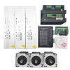 3 nema 34 stepper motor  3axis 1700 Oz-in+3 DM860D stepper driver+3 power supply+Mach 3 controller breakboard kits