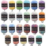 3 ply dyed medium fine hand-knitted children sweater scarf socks  hat milk cotton yarn
