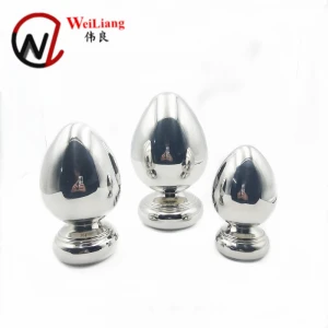 304 Stainless steel oval hollow ball with base stainless steel pipe fittings