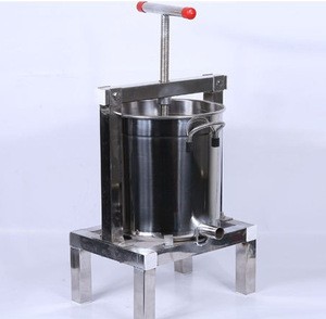 304 Stainless steel Wax press, honey comb press machine, with double layers honey filters
