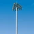 Import 30M/35M Hight mast pole with LED lighting, high mast lamp manufacturer from China