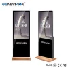 32 43 49 55 65 inch ultra thin PC all in one capacity 10 points touch screen floor stand lcd advertising display