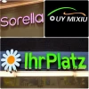 3D Advertising Led Electronic Storefront Signs Wall Mounted Light Box