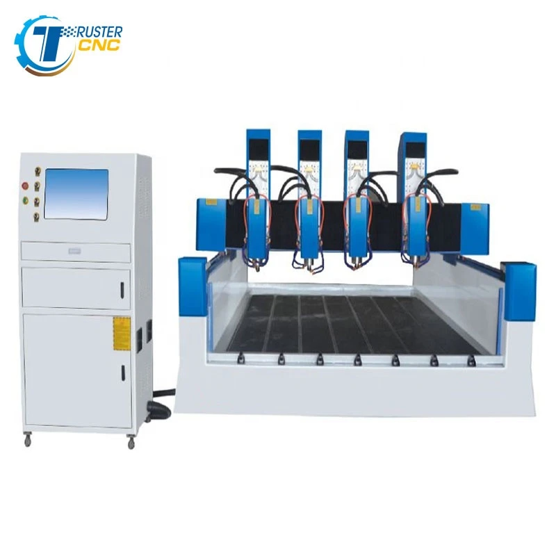 3d Stone Carving Cnc Router Machine With Water Cooling Spindle For Marble Granite Statue Gravestone
