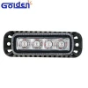 4 security led grille strobe flashing warning light with screw mount for auto lighting system
