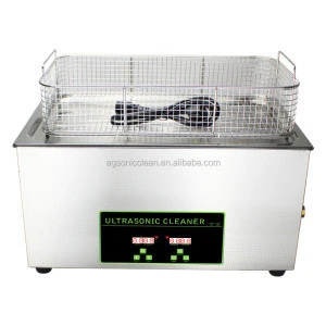 40KHz Industrial Ultrasonic Parts Cleaner 30L Tanks For Turbine Fuel Nozzle Oil Filter